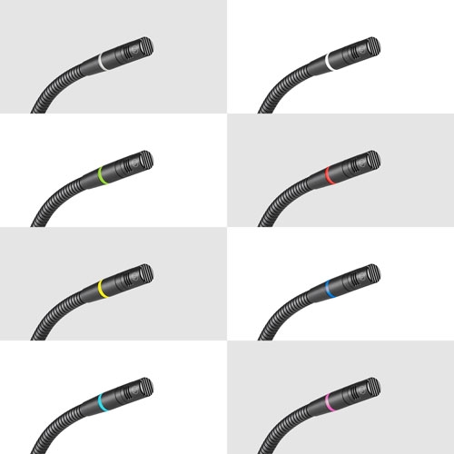 鐵三角 ES925H/DS5 超心形電容式鵝頸話(huà)筒帶5針臺(tái)架供電模組-個(gè)顏色話(huà)筒合集